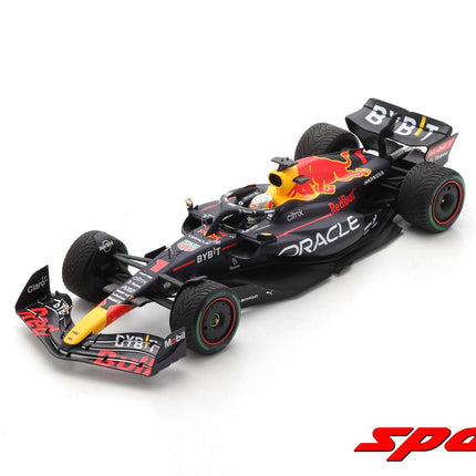 Spark Red Bull F1 #1 Max Verstappen Qatar Win 2023 1/43 Scale Model Racing Car