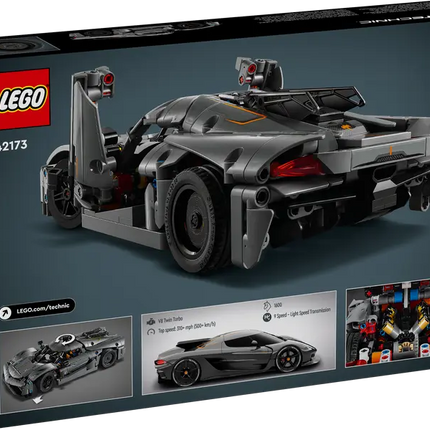 LEGO Technic: Koenigsegg Jesko Absolut Gray Hypercar (42173)