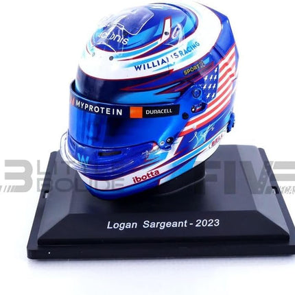 Williams F1 Team Logan Sargent 2023 1/5 Scale Mini Helmet