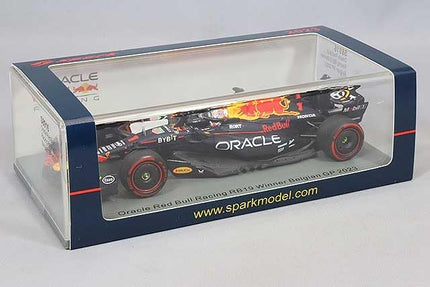 Red Bull Racing F1 Team Max Verstappen Belgian GP Winner With Pit Board 1/43 Scale Racing Model Car