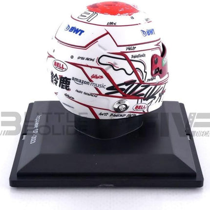 Alpine F1 Team Esteban Ocon Japan GP 1/5 Scale Mini Helmet