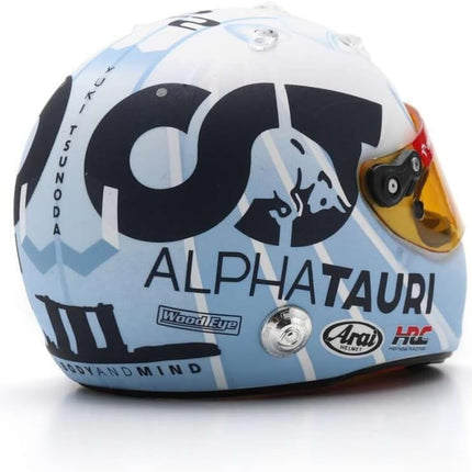 Alpha Tauri F1 Team Yuki Tsunoda Singapore GP 1/5 Scale Mini Helmet