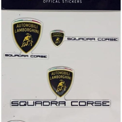 Automobili Lamborghini Squadra Corse Sticker Set