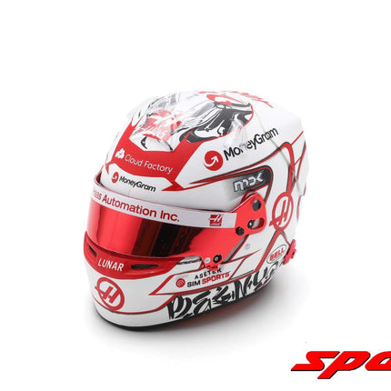 Haas F1 Team Kevin Magnussen 2023 Singapore GP 1/5 Scale Mini Helmet