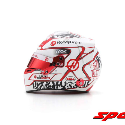 Haas F1 Team Kevin Magnussen 2023 Singapore GP 1/5 Scale Mini Helmet