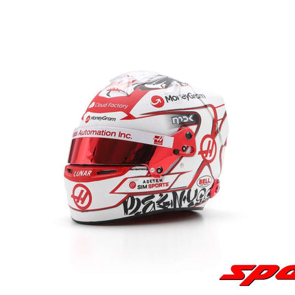 Haas F1 Team Kevin Magnussen 2023 Singapore GP 1/5 Scale Mini Helmet