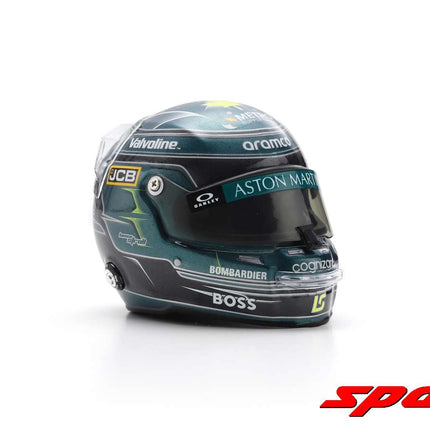 Aston Martin F1 Team Lance Stroll 1/5 Scale Mini Helmet 2024