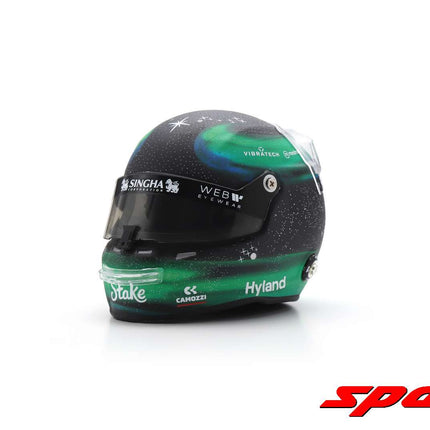 Stake F1 Team Kick Sauber Valtteri Bottas 2024 1/5 Scale Mini Helmet