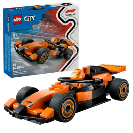 City F1 Driver With Mclaren Race Car 60442