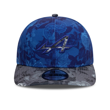 Alpine F1 Team New Era 9FIFTY Tonal Floral Navy Blue / Dark Grey Baseball Cap