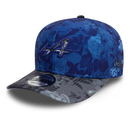 Alpine F1 Team New Era 9FIFTY Tonal Floral Navy Blue / Dark Grey Baseball Cap