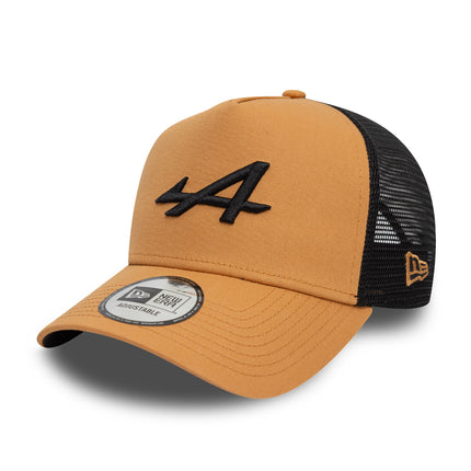 Alpine F1 Team New Era Seasonal Light Tan / Black EF Trucker Baseball Cap