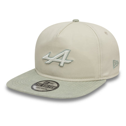 Alpine F1 Team New Era Golfer Acid Wash White / Evergreen Baseball Cap