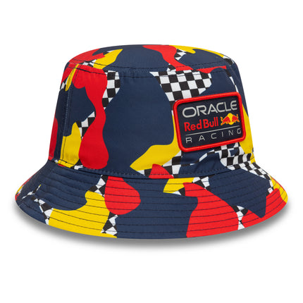 Red Bull Racing F1 New Era Abstract Camo Bucket Hat