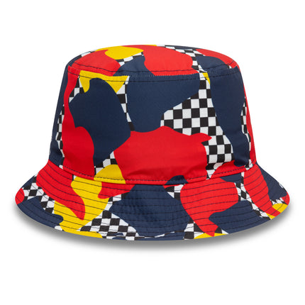 Red Bull Racing F1 New Era Abstract Camo Bucket Hat