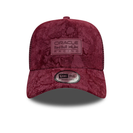 Red Bull Racing F1 New Era A-Frame Cord Burgundy Trucker Baseball Cap