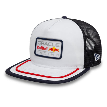 Red Bull Racing F1 New Era White Retro Trucker Baseball Cap