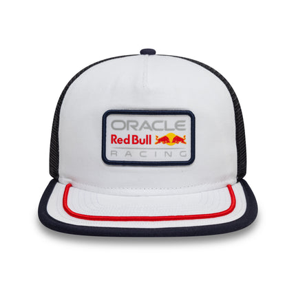 Red Bull Racing F1 New Era White Retro Trucker Baseball Cap