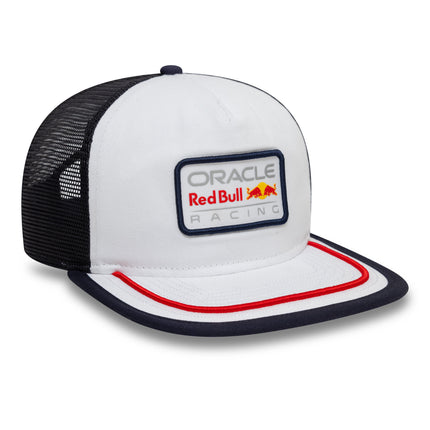 Red Bull Racing F1 New Era White Retro Trucker Baseball Cap