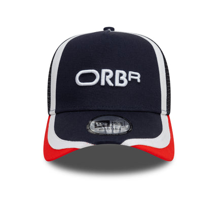 Red Bull Racing F1 New Era ORBR Retro Logo Navy Trucker Baseball Cap