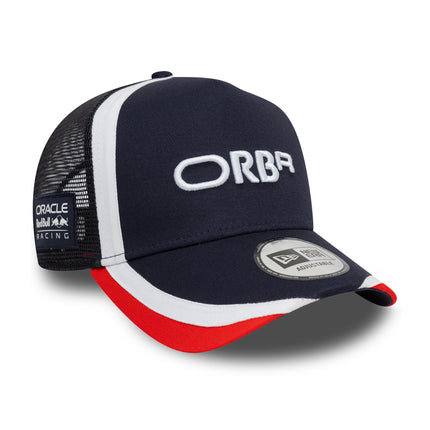 Red Bull Racing F1 New Era ORBR Retro Logo Navy Trucker Baseball Cap