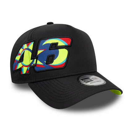 VR46 Valentino Rossi New Era Moon Sun Neon Yellow E-Frame Trucker Baseball Cap