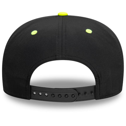 VR46 Valentino Rossi New Era Core Logo Black Neon Yellow Baseball Cap