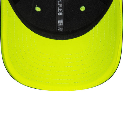 VR46 Valentino Rossi New Era Core Logo Black Neon Yellow Baseball Cap