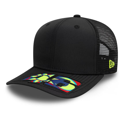 VR46 Valentino Rossi New Era 9FIFTY Sun Moon Black Baseball Cap