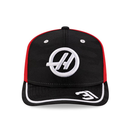 Haas F1 Team New Era Esteban Ocon Drivers Camo Kids Baseball Cap 2025