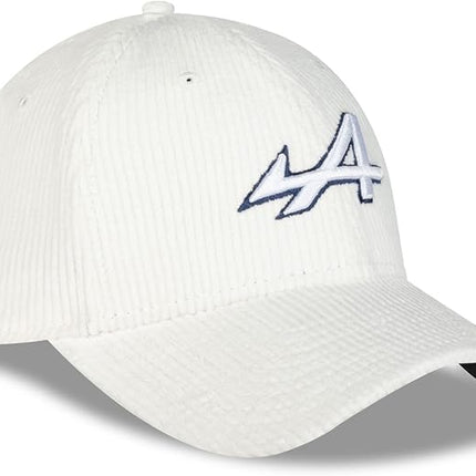 Alpine F1 Team New Era Cord White Baseball Cap