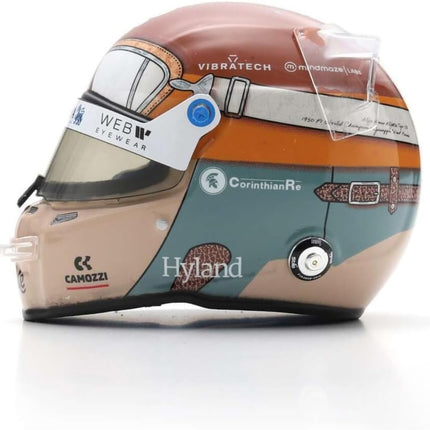 Kick Stake Alfa Romeo F1 Team Valtteri Bottas Italy GP 1/5 Scale Mini Helmet