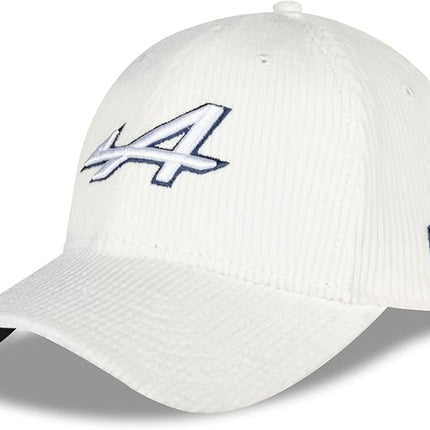 Alpine F1 Team New Era Cord White Baseball Cap