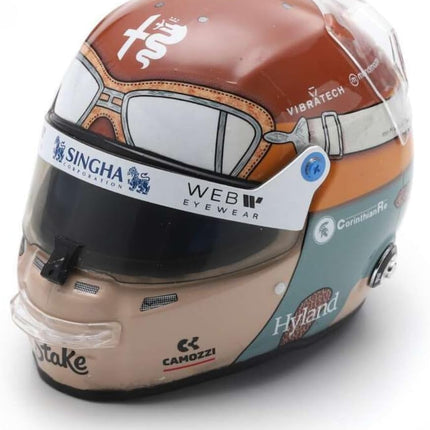 Kick Stake Alfa Romeo F1 Team Valtteri Bottas Italy GP 1/5 Scale Mini Helmet