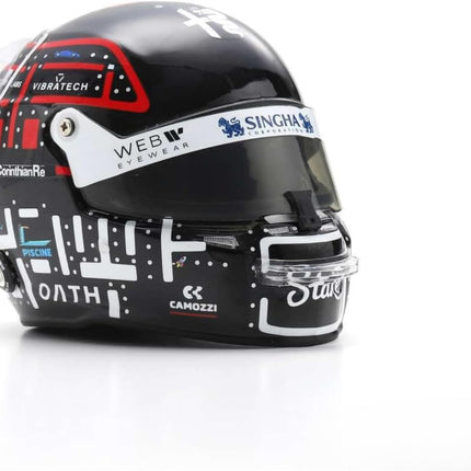 Alfa Romeo Stake F1 Kick Sauber Valtteri Bottas Monaco GP 1/5 Scale Mini Helmet