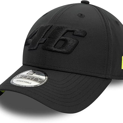 VR46 Valentino Rossi New Era Black On Black Baseball Cap