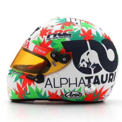 Alpha Tauri F1 Team Yuki Tsunoda Italian GP 1/5 Scale Mini Helmet