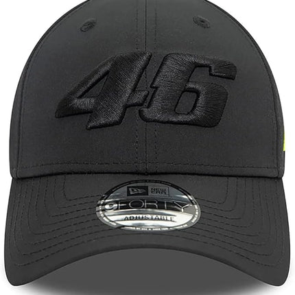 VR46 Valentino Rossi New Era Black On Black Baseball Cap