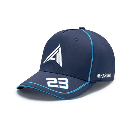 Williams Racing F1 Team Alex Albon Navy Kids Baseball Cap 2024