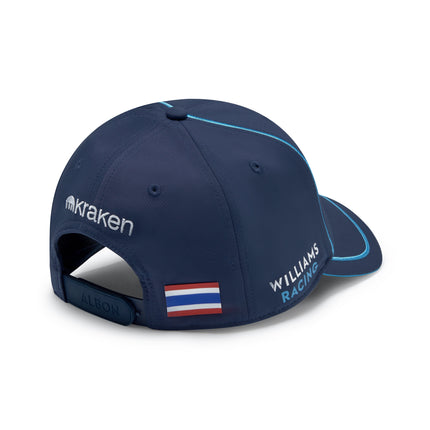 Williams Racing F1 Team Alex Albon Navy Kids Baseball Cap 2024