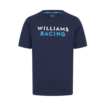 Williams Racing F1 Team Navy Logo T-Shirt 2024