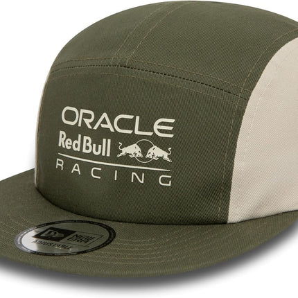 New Era Red Bull Racing Seasonal Dark Green Camper Adjustable Baseball Cap