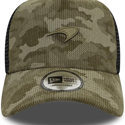 New Era A-Frame Trucker Cap - McLaren Racing Cord camo Olive