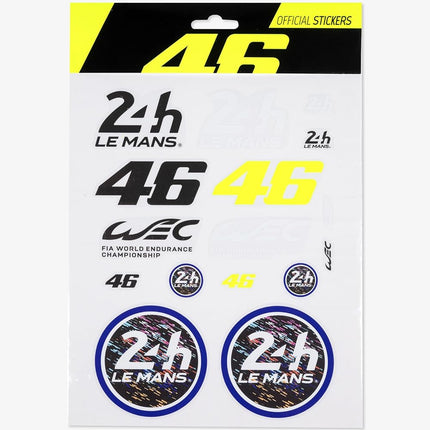 VR46 Valentino Rossi Le Mans 24hr Sticker Set