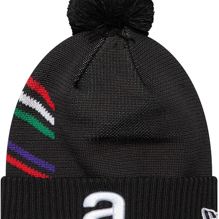 Aprilia New Era Side Stripe Cuff Bobble Beanie Hat