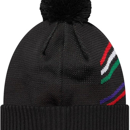 Aprilia New Era Side Stripe Cuff Bobble Beanie Hat