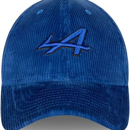 Alpine F1 New Era Cord Blue Baseball Cap