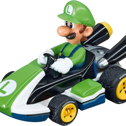 Carrera Scalextric 20064034 Mario Kart Nintendo Luigi 1:43 Slot Car With Case