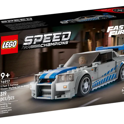 LEGO Speed Champions 2 Fast 2 Furious Nissan Skyline GT-R (R34) Set 76917