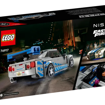 LEGO Speed Champions 2 Fast 2 Furious Nissan Skyline GT-R (R34) Set 76917